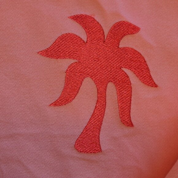 Pink Palm Puff Hoodie "To Live For the Hope of it All" in Pink - Size L - BNWT - Picture 3 of 10